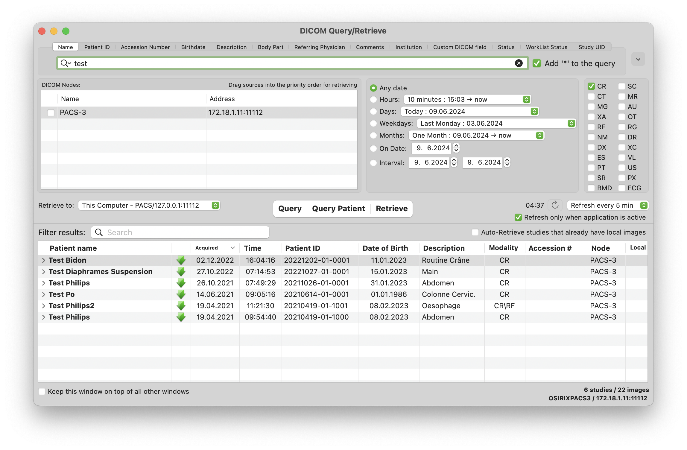 "query-retrieve”